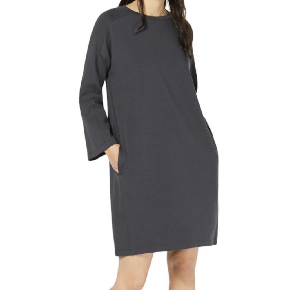 Eileen Fisher Charcoal Gray Dress